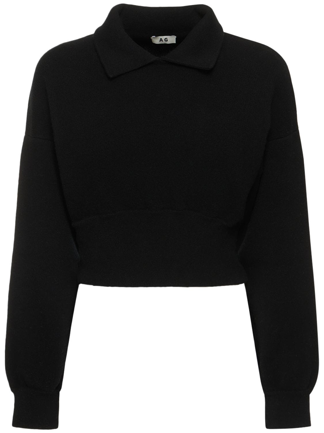 Annagreta Livia Wool Pullover In Black