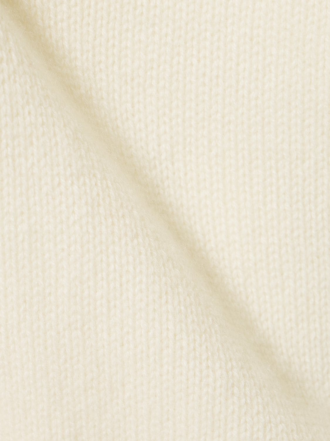 Shop Annagreta Marina Cashmere Crewneck Sweater In White Undyed