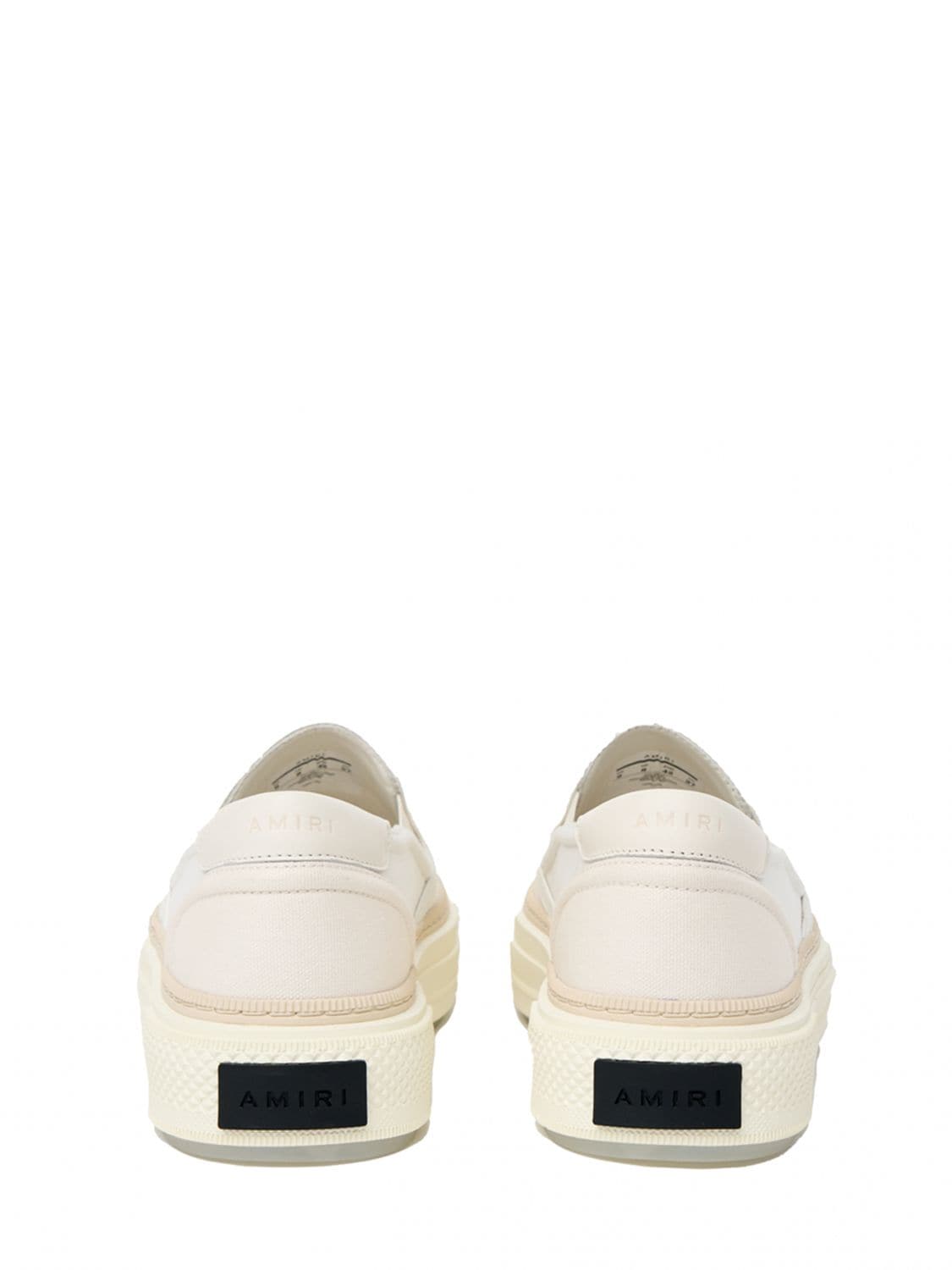 Shop Amiri Skeltop Slip On Sneakers In White