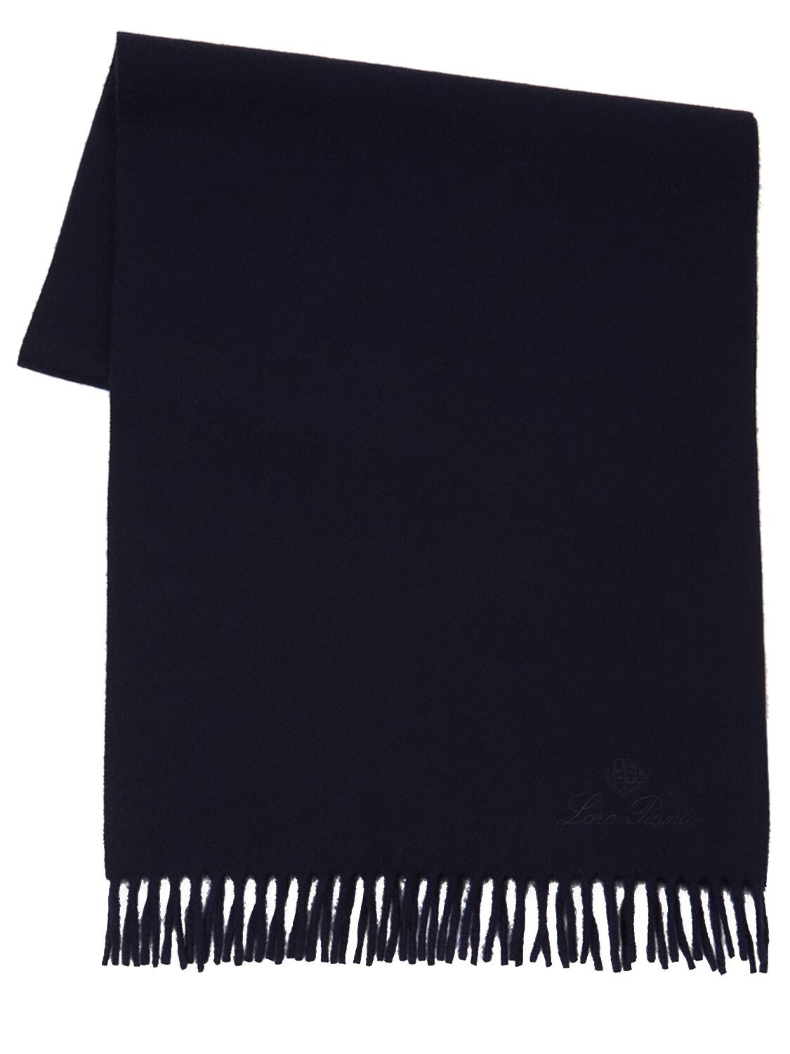 Loro Piana Lp Small Cashmere Scarf In Navy