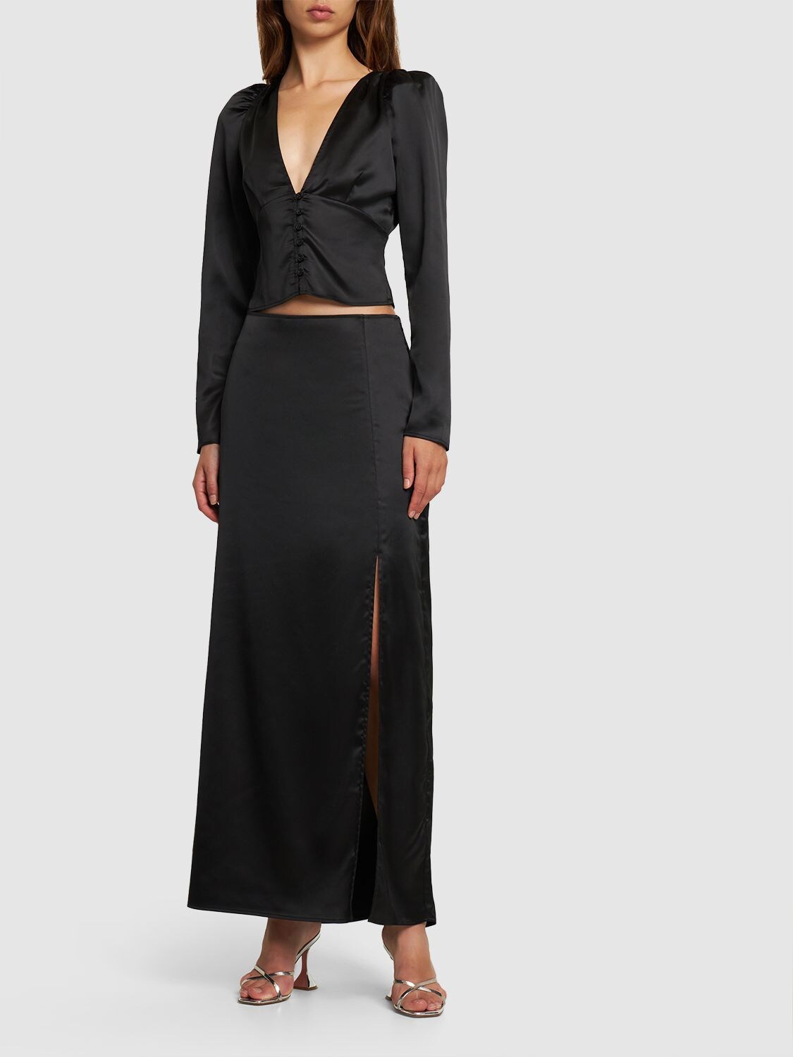 Designers Remix Lisbon Stretch Tech Long Skirt