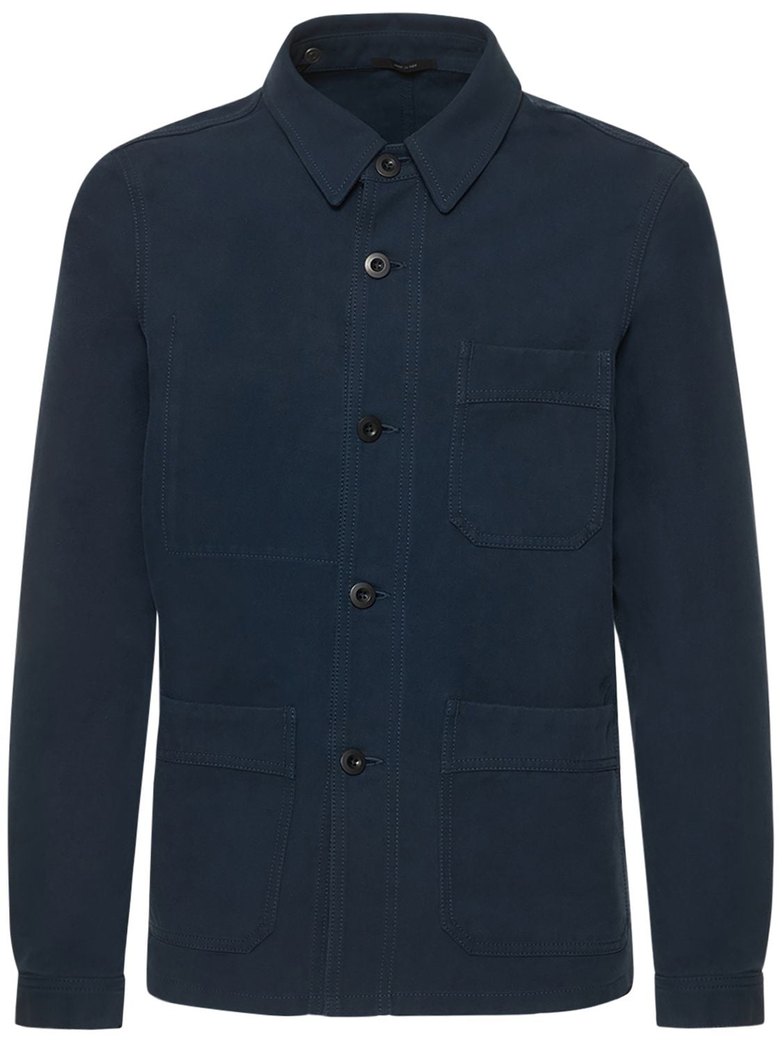 Tom Ford Double Weft Twill Chore Jacket In French Blue | ModeSens