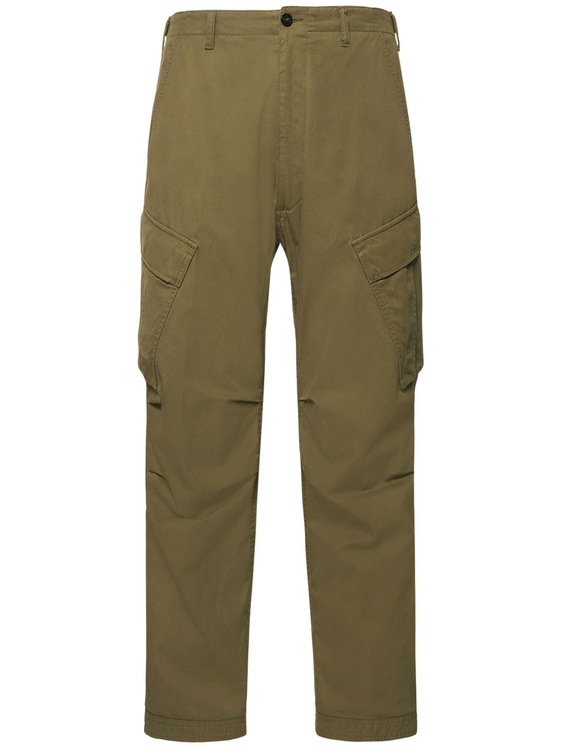 Tom Ford Enzyme Twill Cargo Sport Pants In Sage