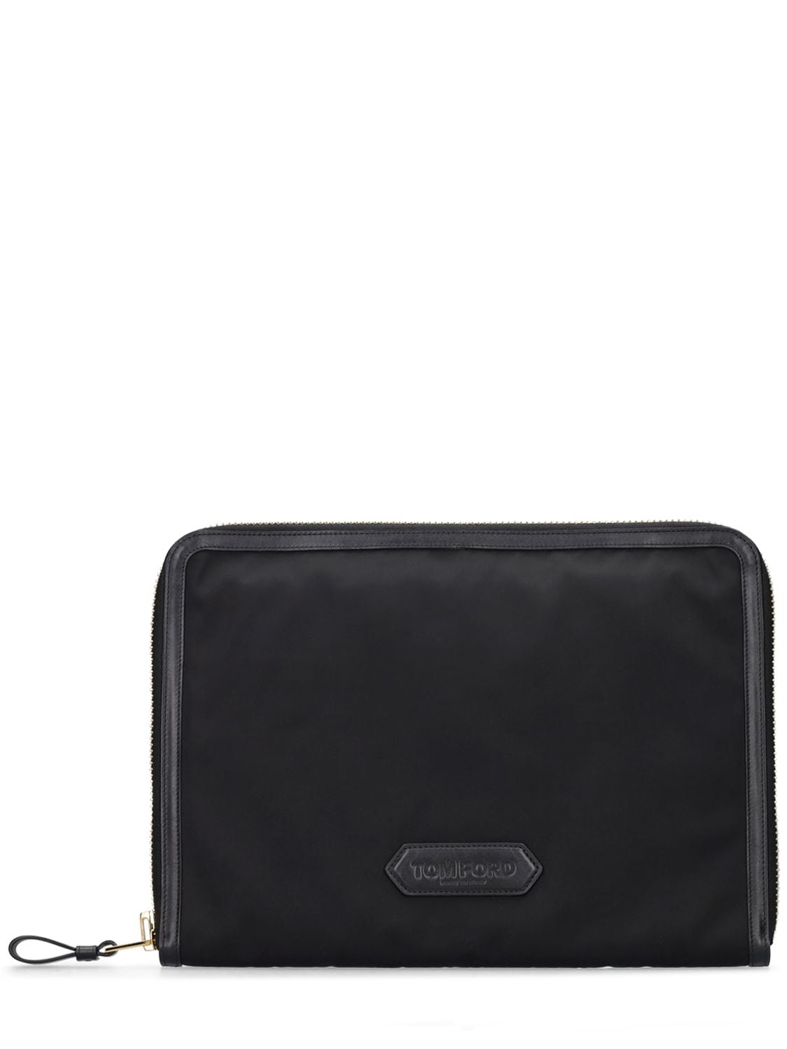 Tom Ford Logo Zip Around Pouch – MEN > BAGS > POUCHES