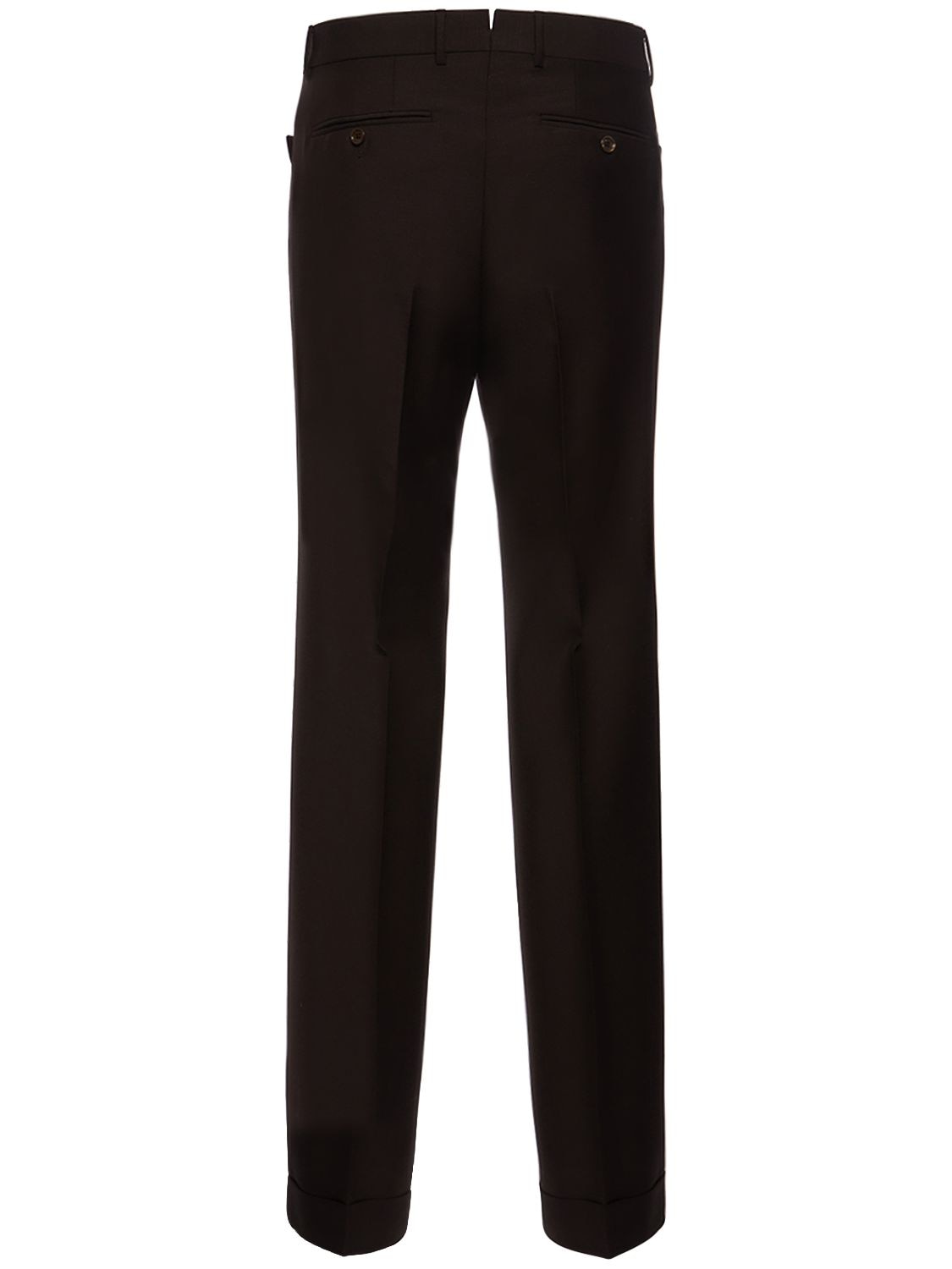 Shop Tom Ford 23cm Atticus Mohair & Wool Pants In Brown