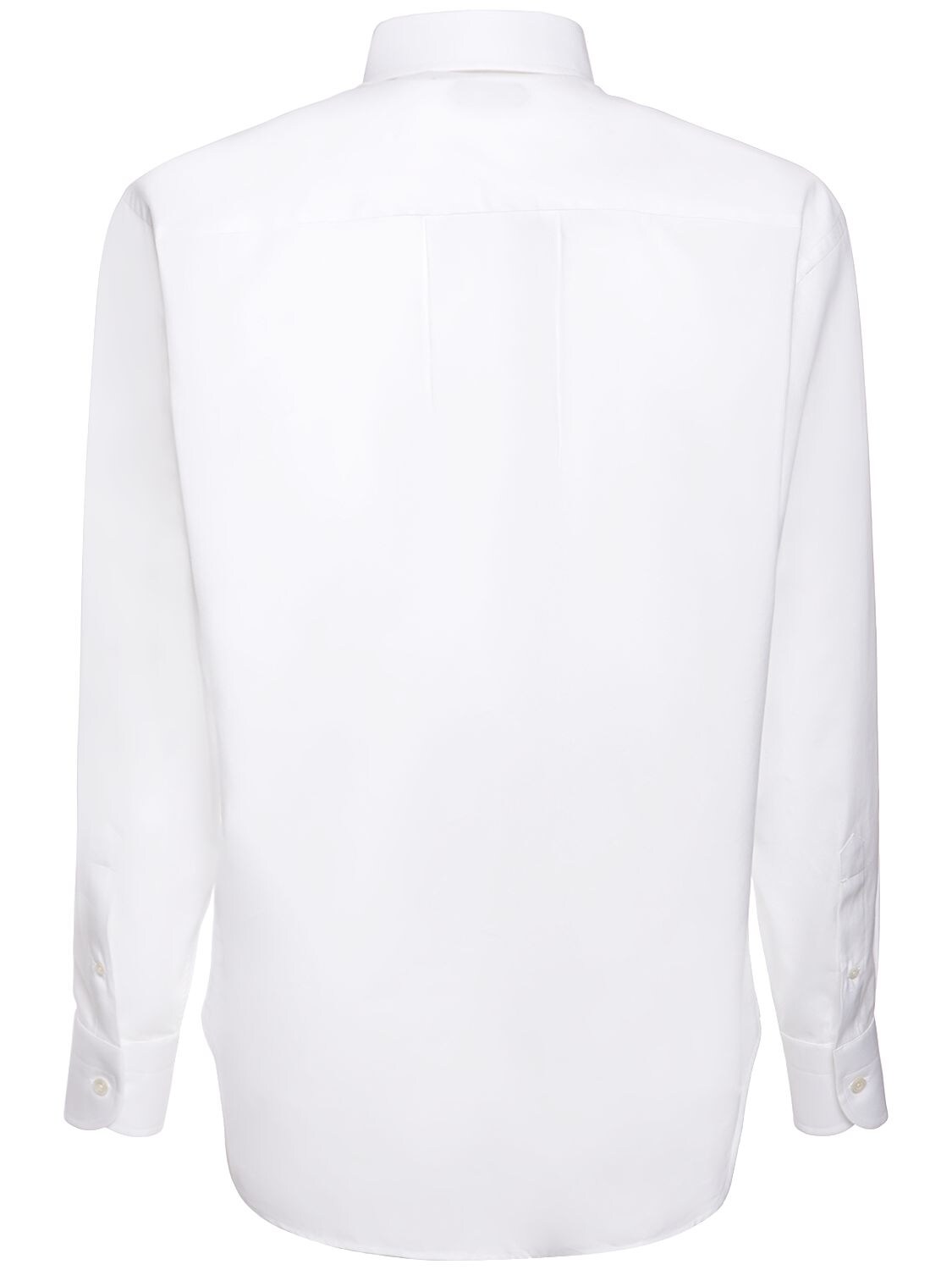 Shop Tom Ford Fluid Cotton & Silk Shirt In White