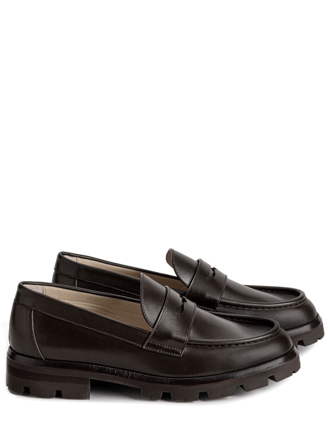 35mm Leather Loafers – WOMEN > SHOES > LOAFERS
