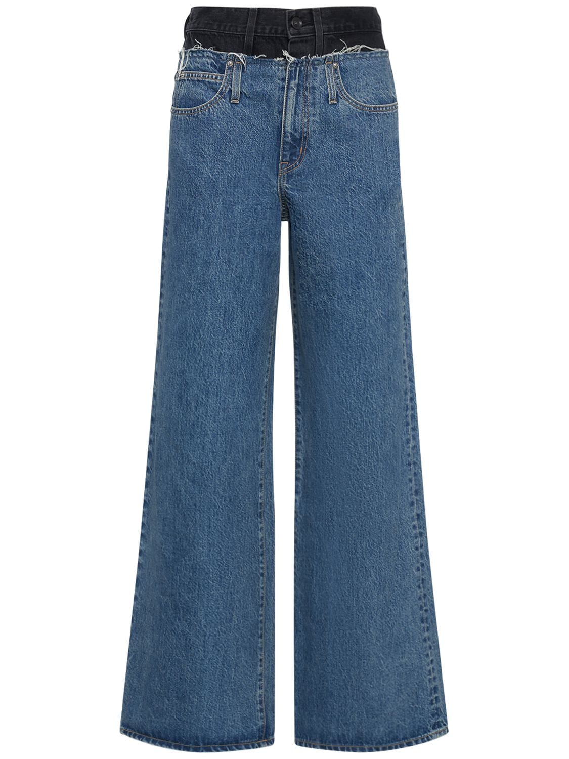 SLVRLAKE RE-WORKED EVA DOUBLE WAISTBAND JEANS