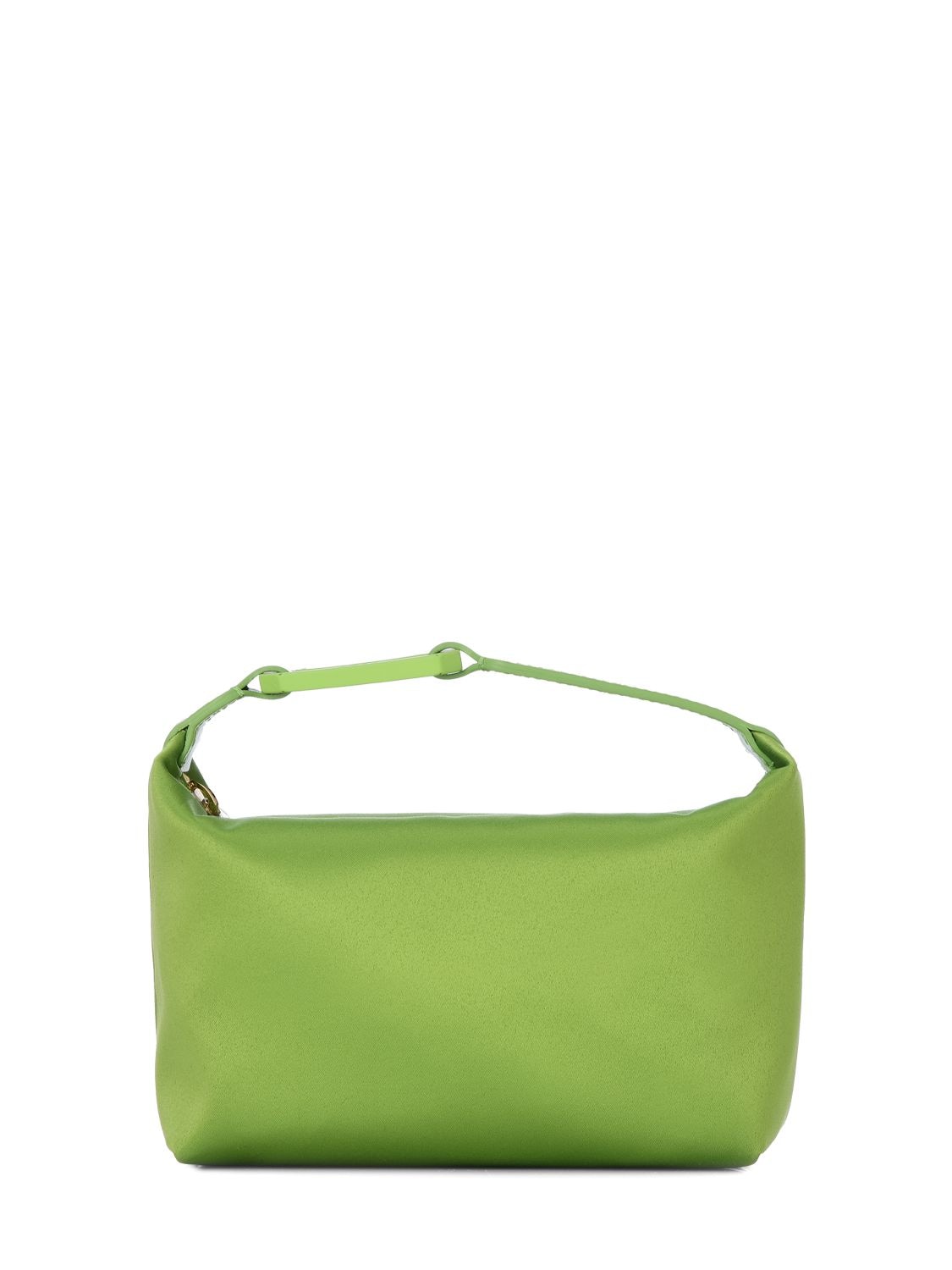 Eéra Moon Satin Top Handle Bag In Green,degrade