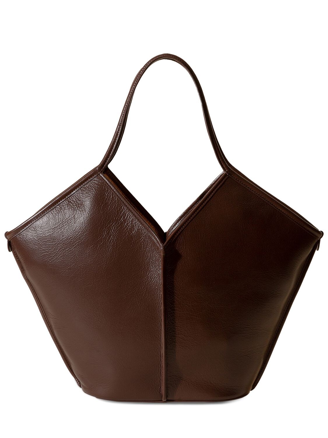 Hereu Woman's Calella Leather-Trimmed Shoulder Bag