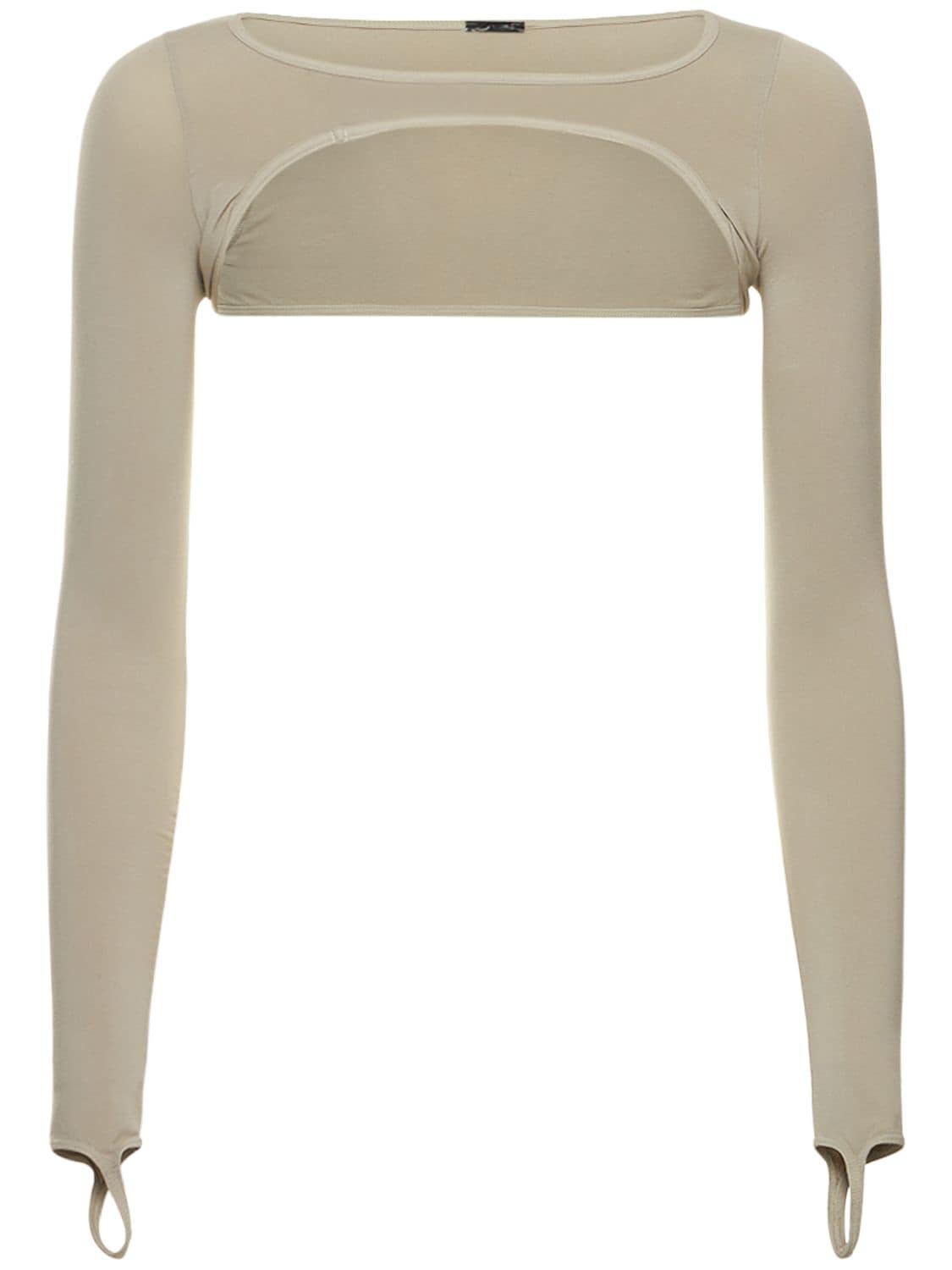 Image of Sculpting Jersey Harness Long Sleeve Top