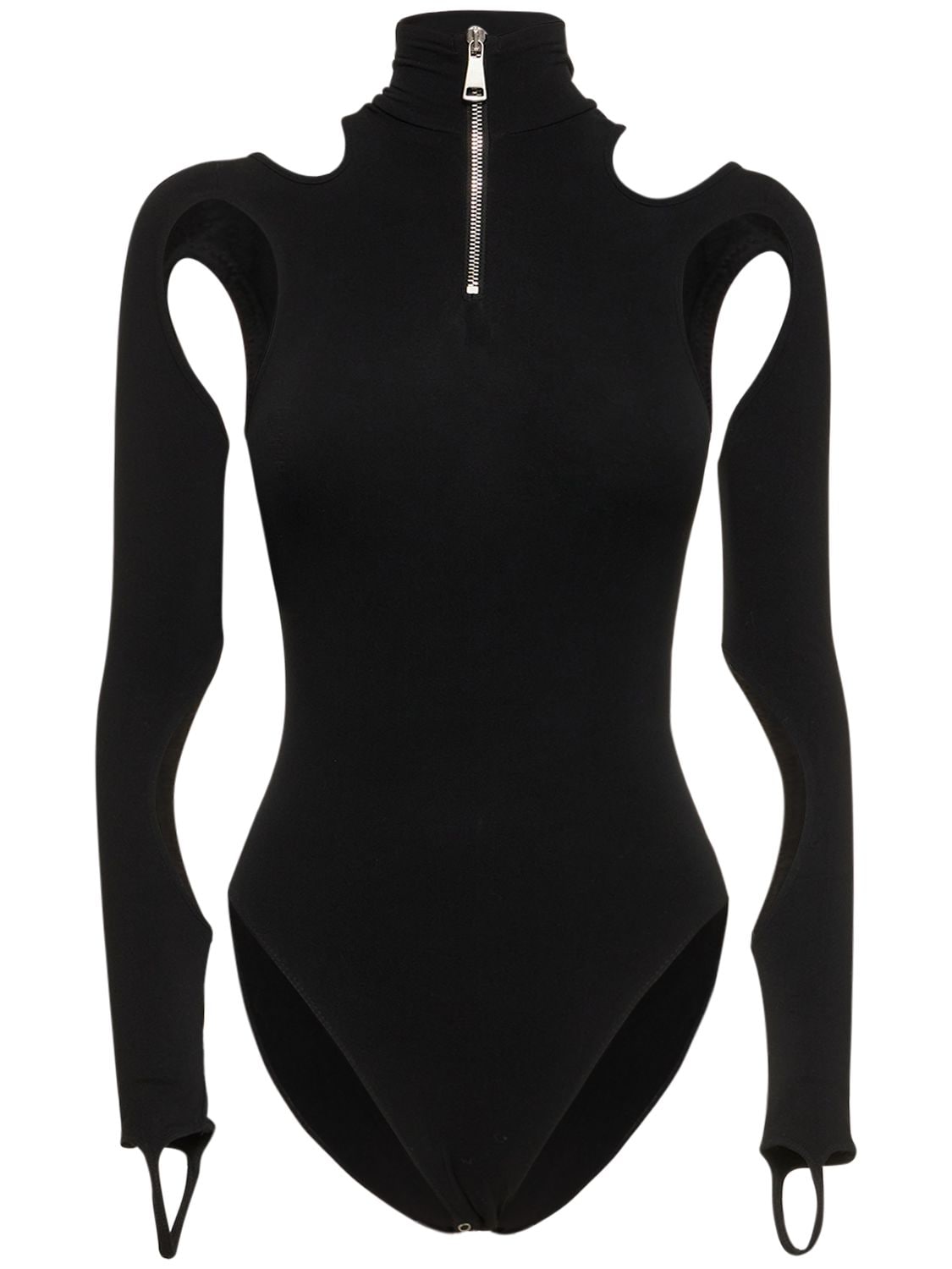 Sculpting Jersey Cutout Bodysuit – WOMEN > CLOTHING > TOPS