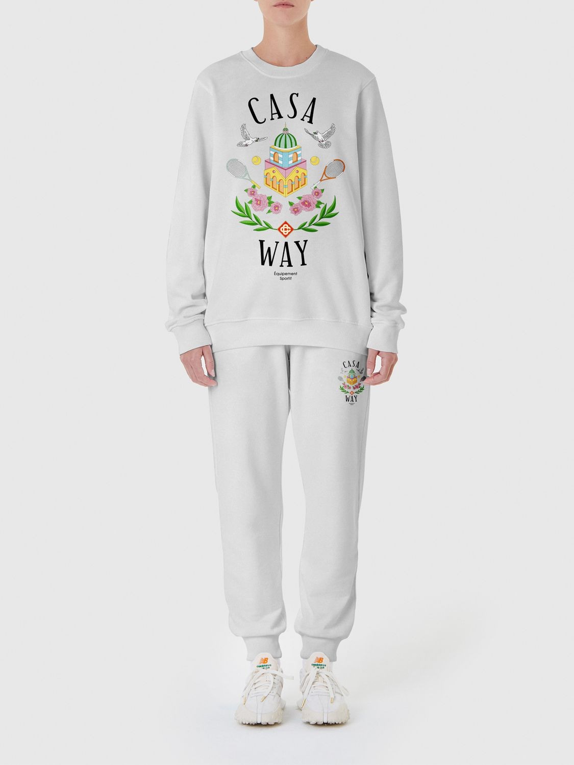 Image of Casa Way Embroidered Jersey Sweatshirt