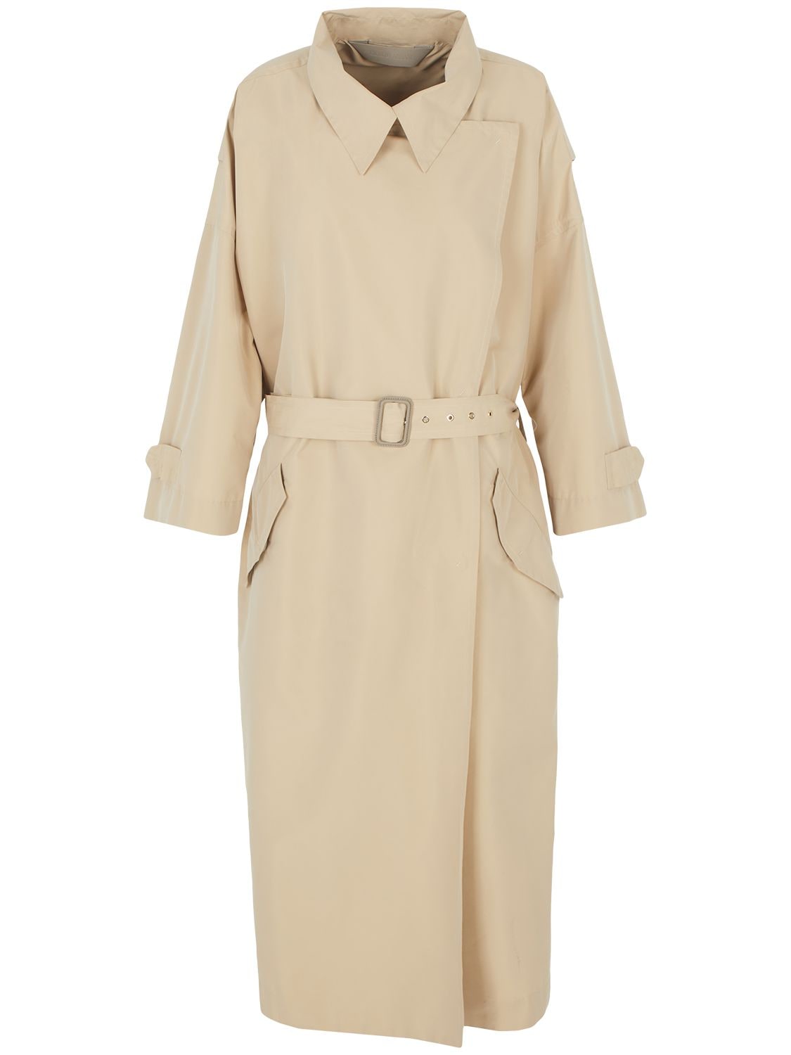 Image of Cotton & Silk Trench Coat