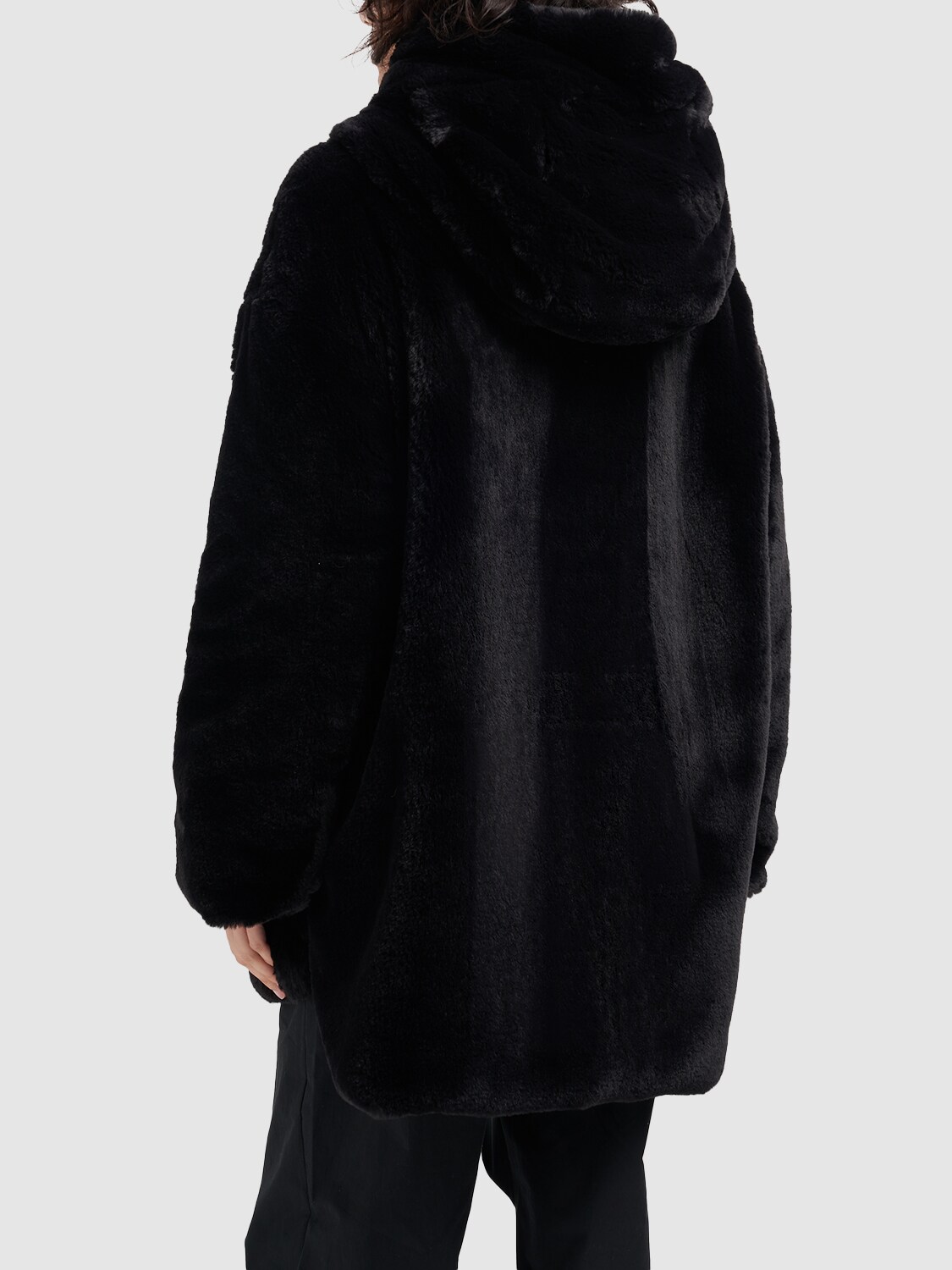 Max Mara Trefa Reversible Hooded Down Jacket In Black | ModeSens