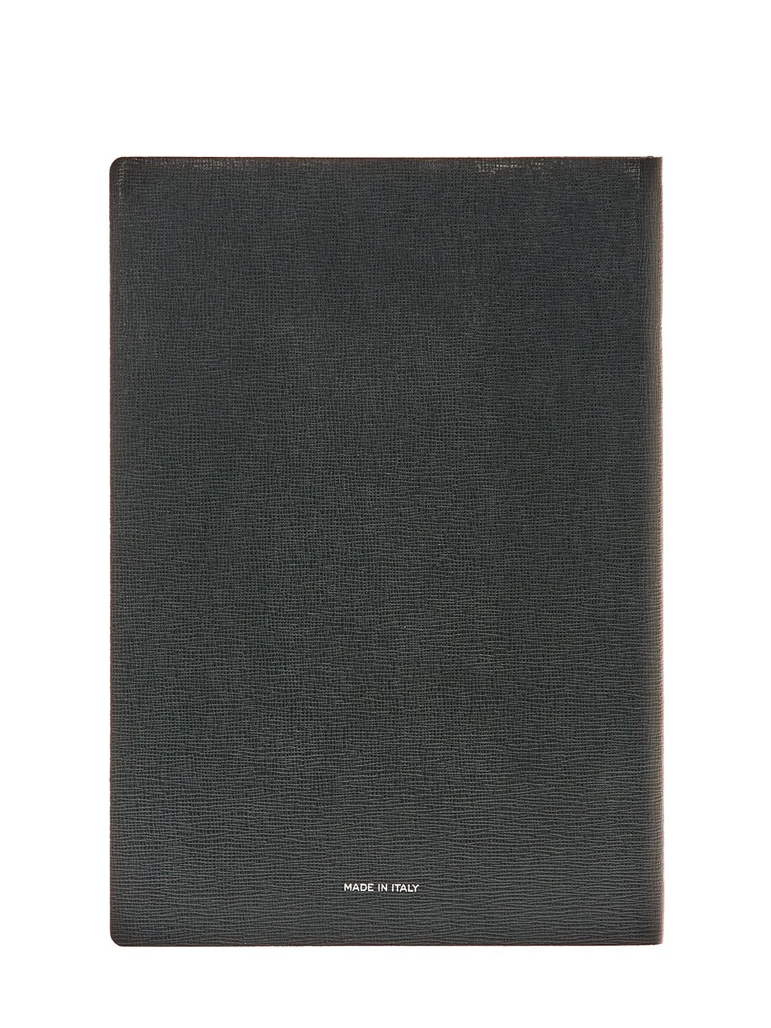 Shop Pineider Milano Notebook In Black