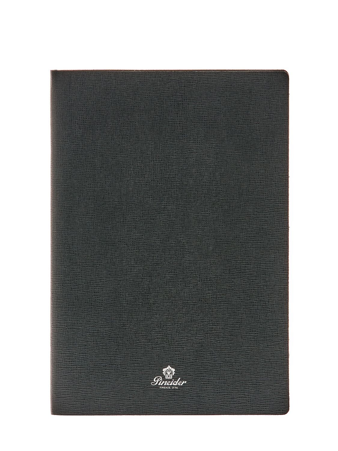 Shop Pineider Milano Notebook In Black