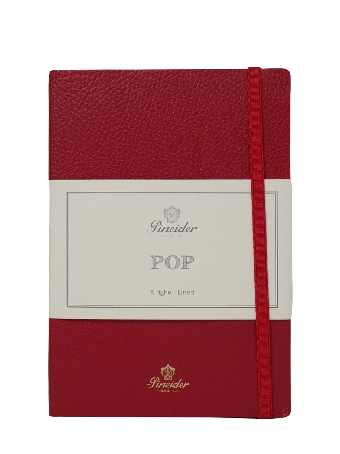 Pineider Pop Notebook In Red