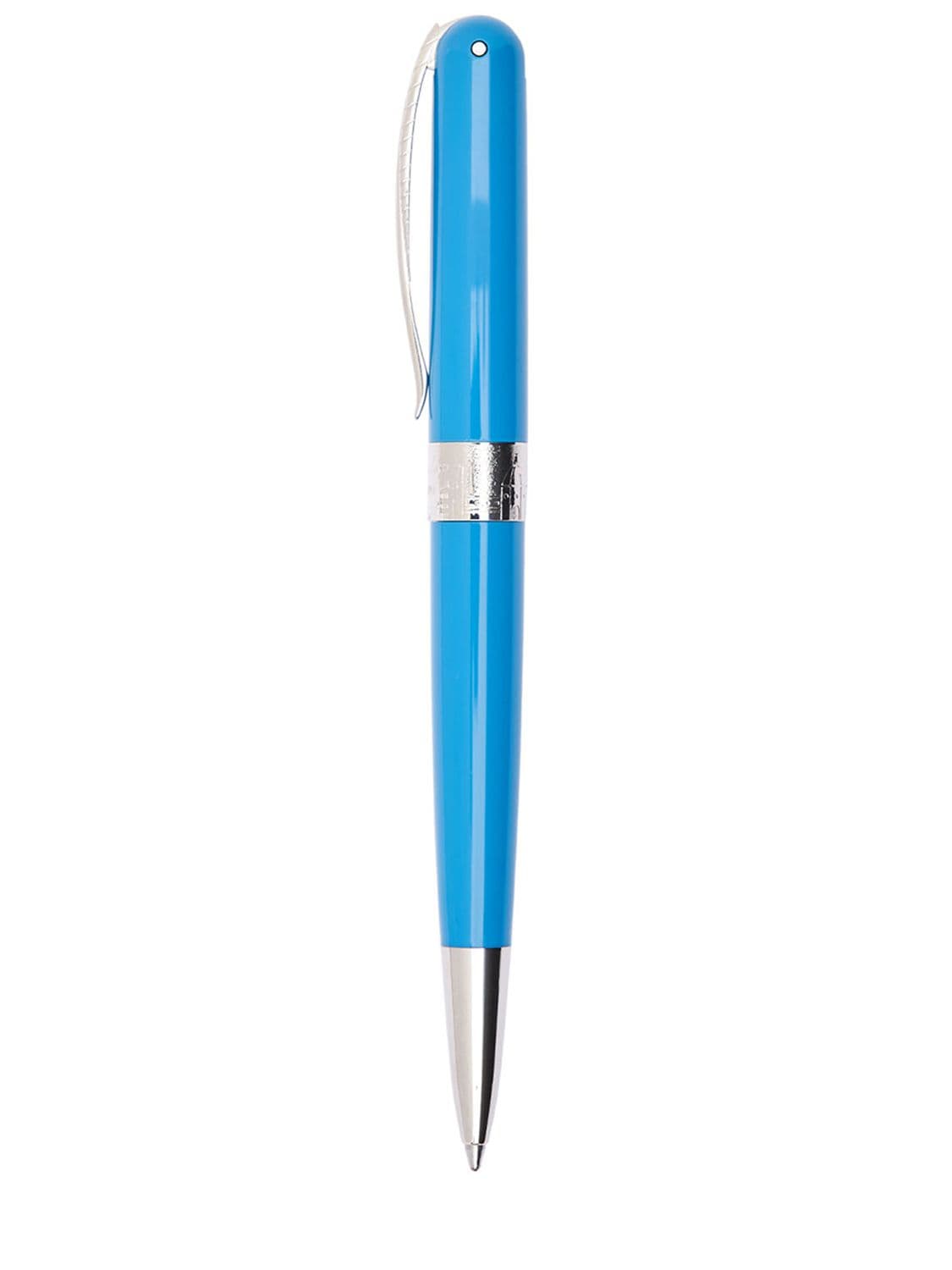 Shop Pineider Avatar Ballpoint Pen In Blue