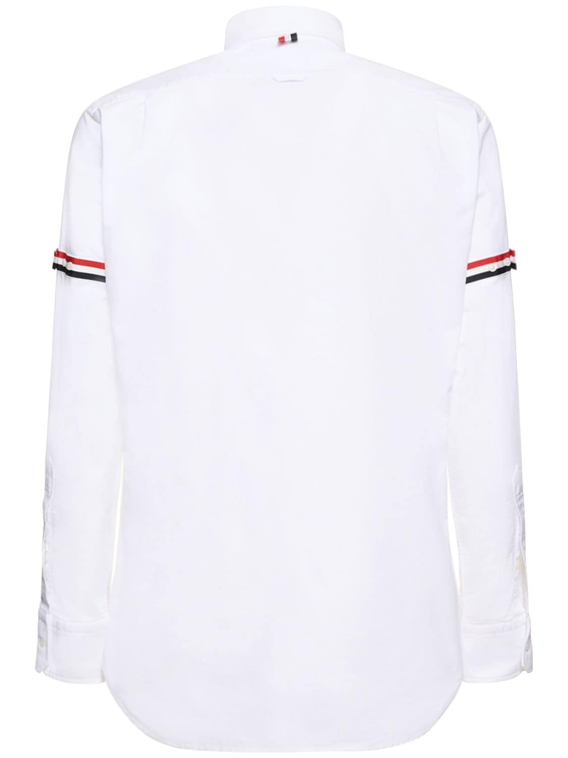 Shop Thom Browne Classic Oxford Button Down Shirt In White