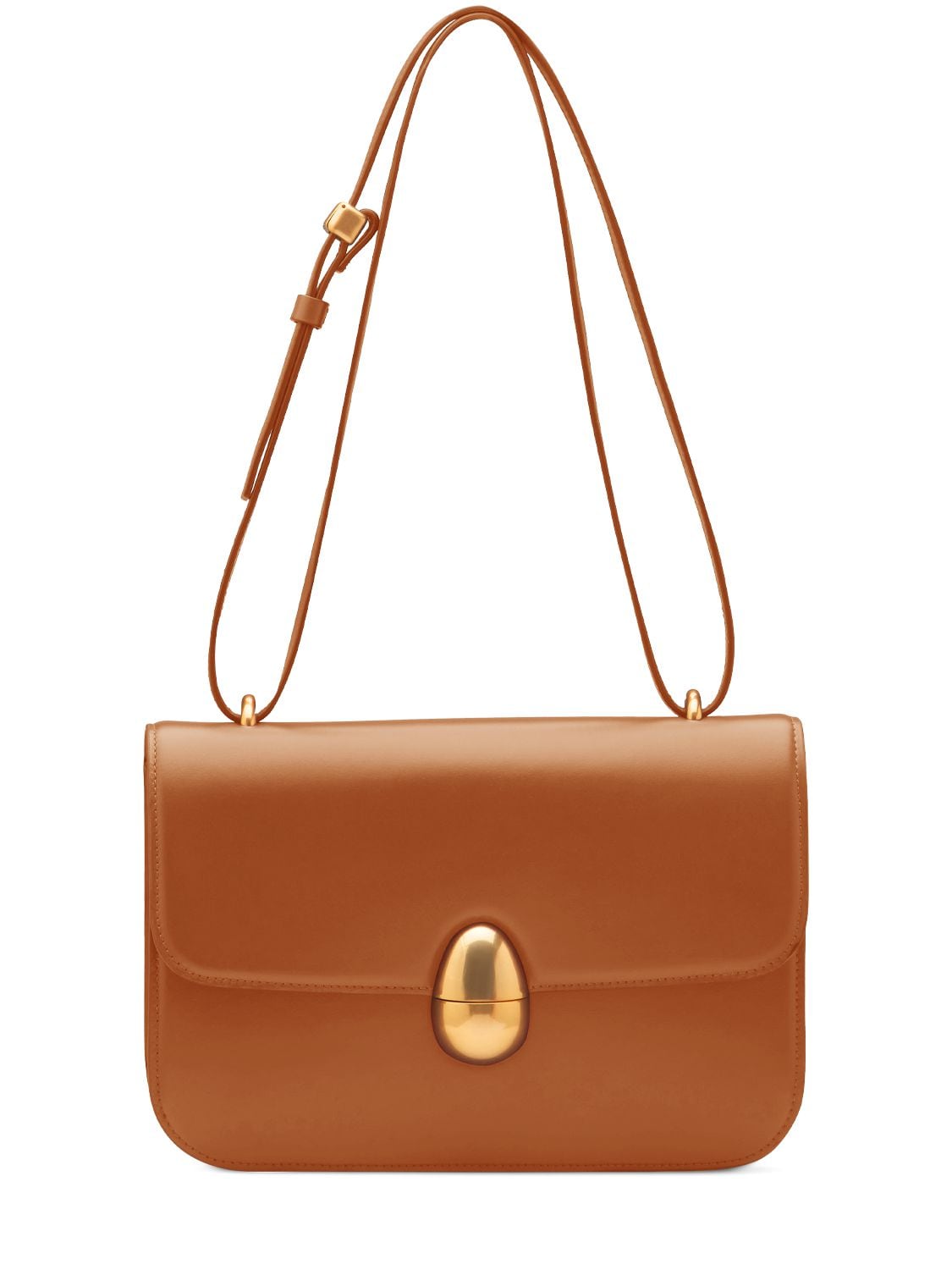 Neous Phoenix Leather Crossbody Bag In Caramel