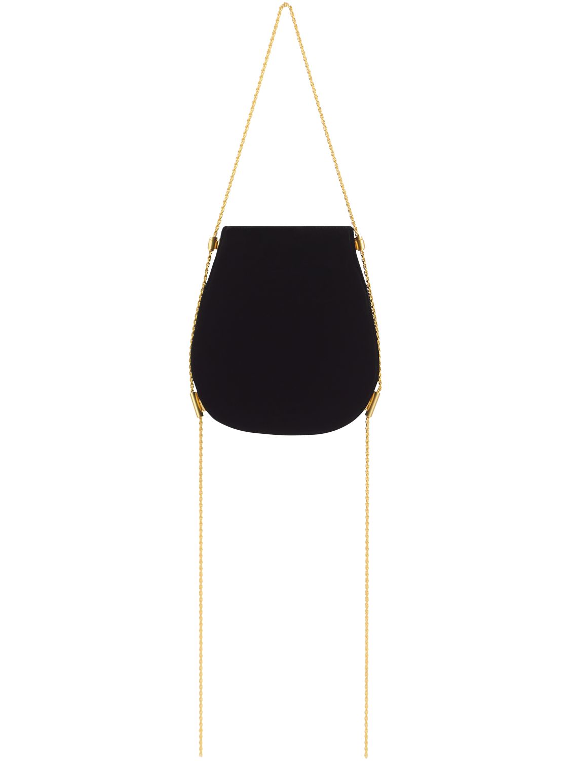 Neous Corvus 0.1 Suede Shoulder Bag In Black