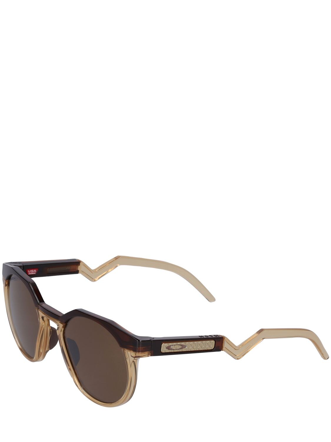 Oakley Kylian Mbappé Hstn Sunglasses In Brown,gold | ModeSens