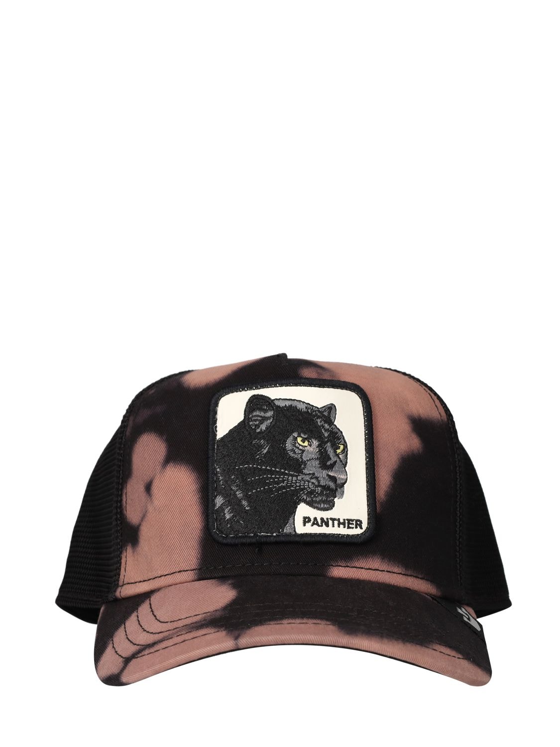 Goorin Bros Acid Panther Trucker Hat W/ Patch In Black