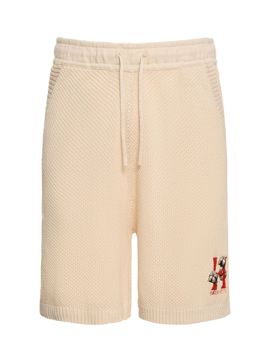 Honor The Gift Knit H Shorts In Beige