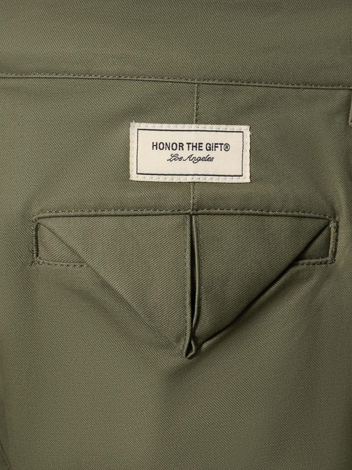 Shop Honor The Gift Cotton Twill Work Pants In Green