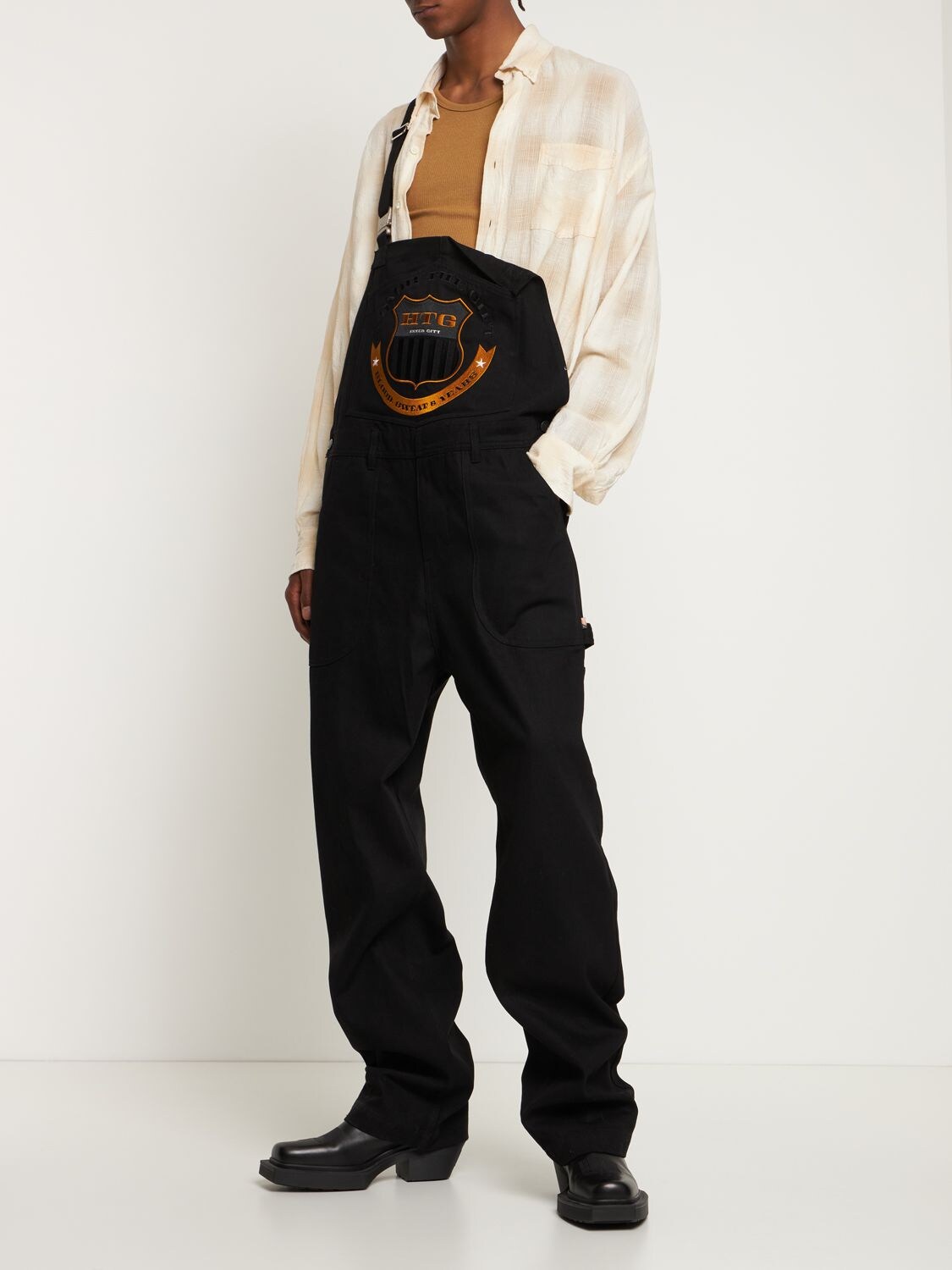 HONOR THE GIFT WORKWEAR COTTON BLEND OVERALLS W/LOGO 