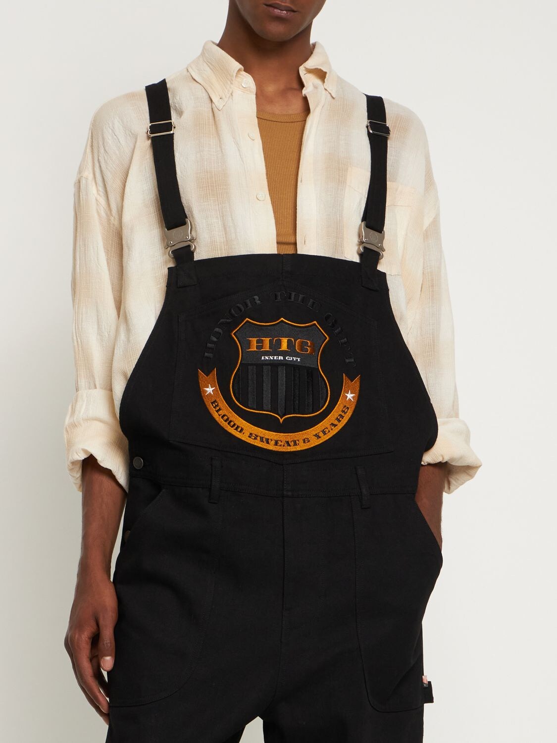 HONOR THE GIFT WORKWEAR COTTON BLEND OVERALLS W/LOGO 