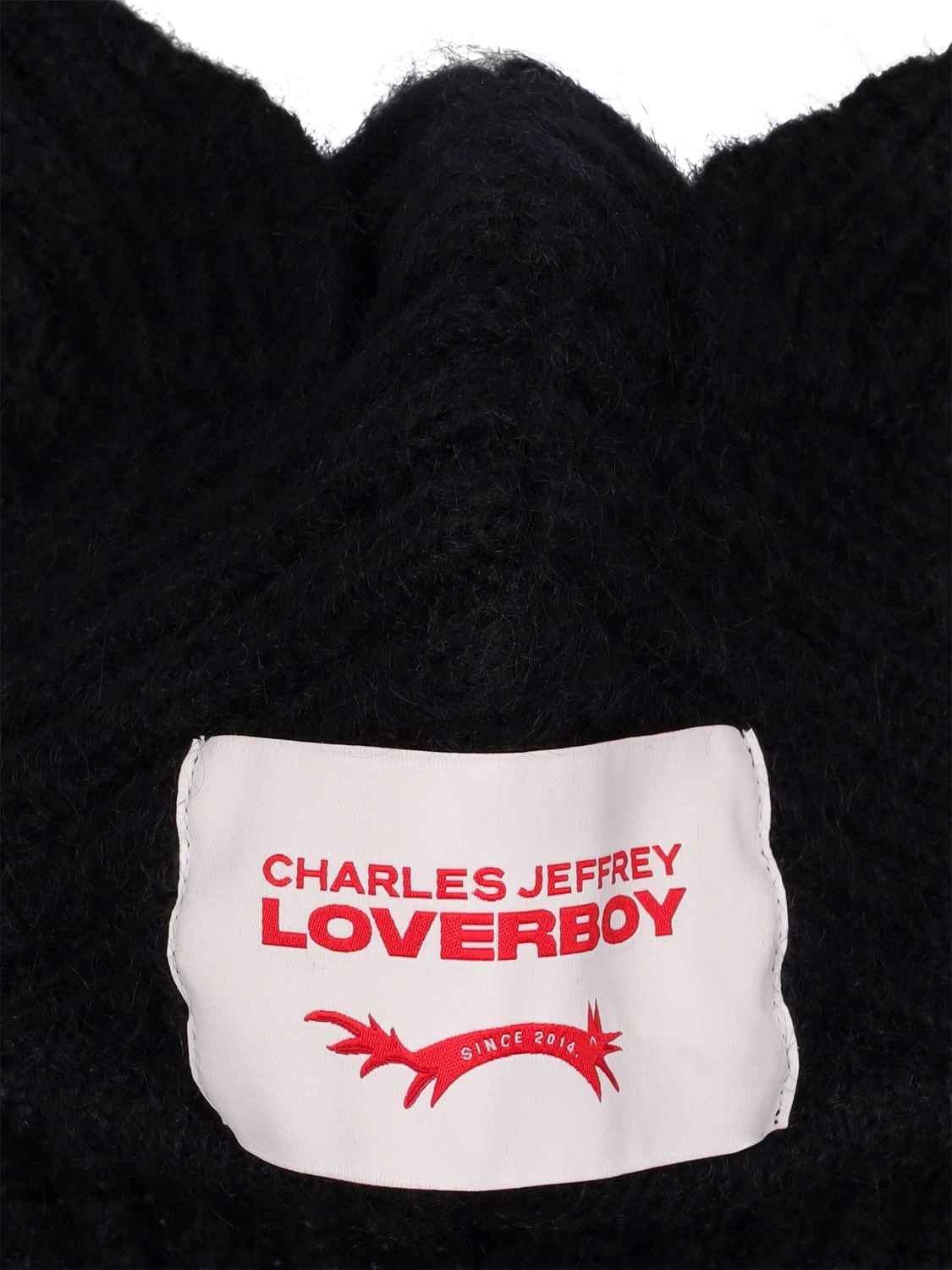 Shop Charles Jeffrey Loverboy Ears Balaclava In Black