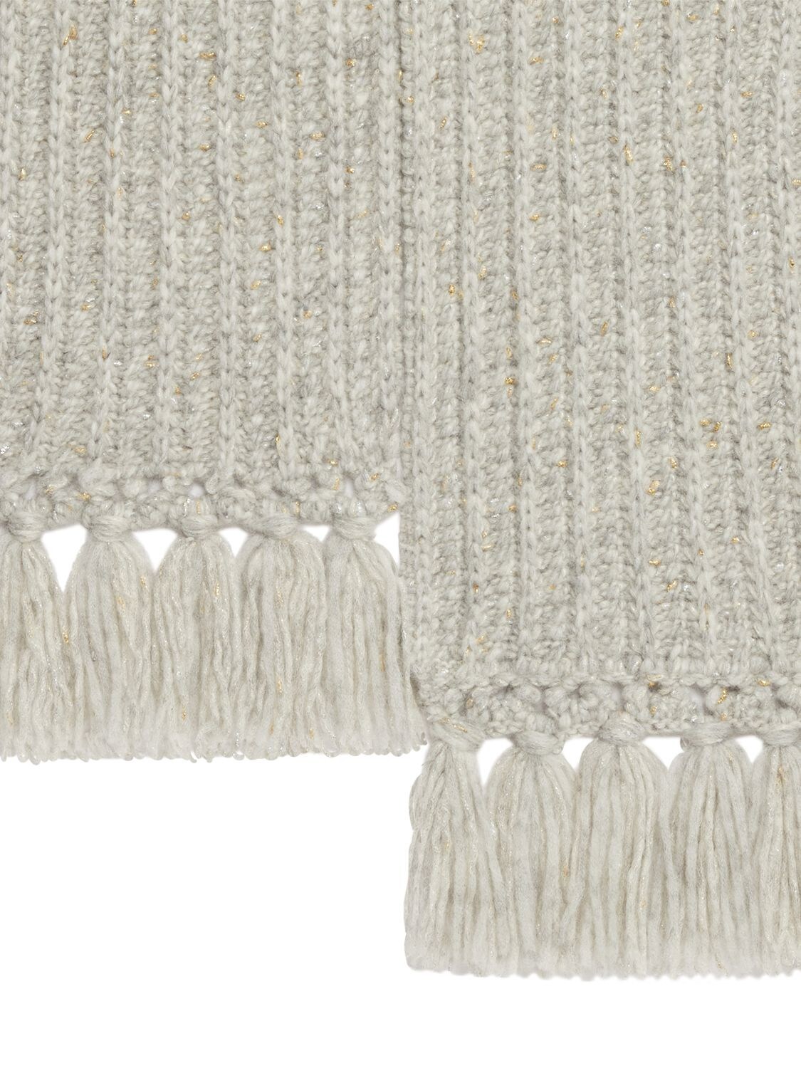 Shop Alanui Stargaze Alpaca Scarf In Hellgrau