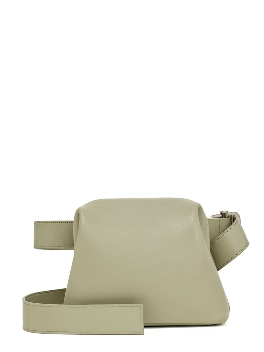 Osoi Mini Brot Leather Shoulder Bag In Sage Green | ModeSens 