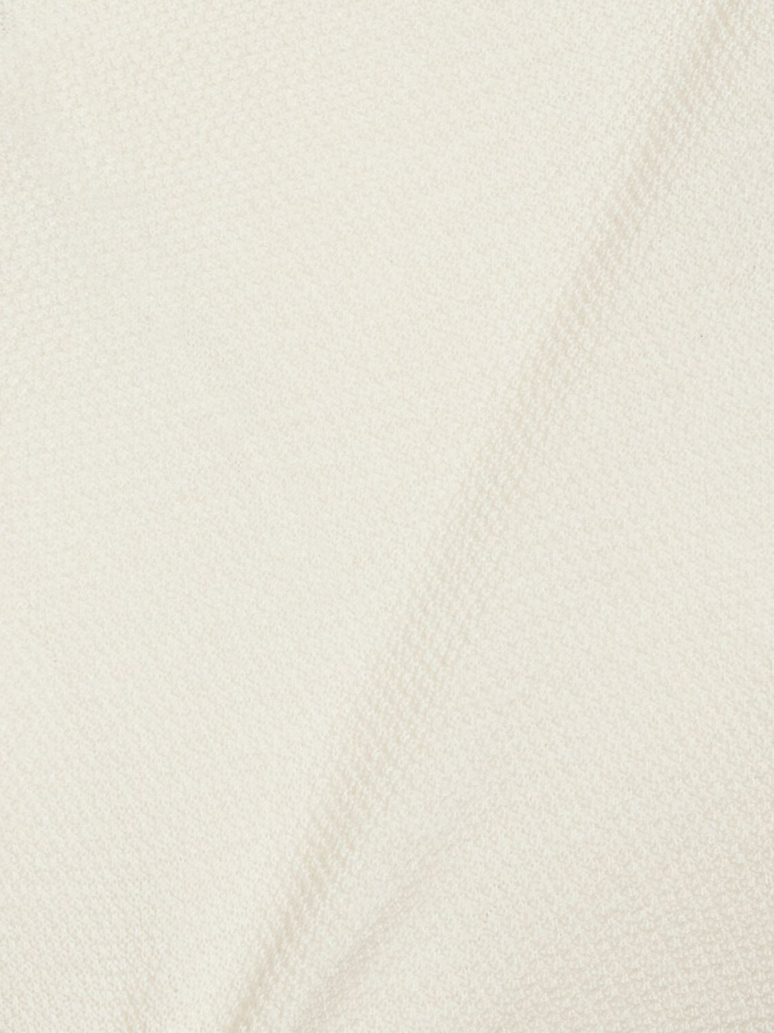 Shop Totême Striped Cotton & Cashmere Knit Top In White