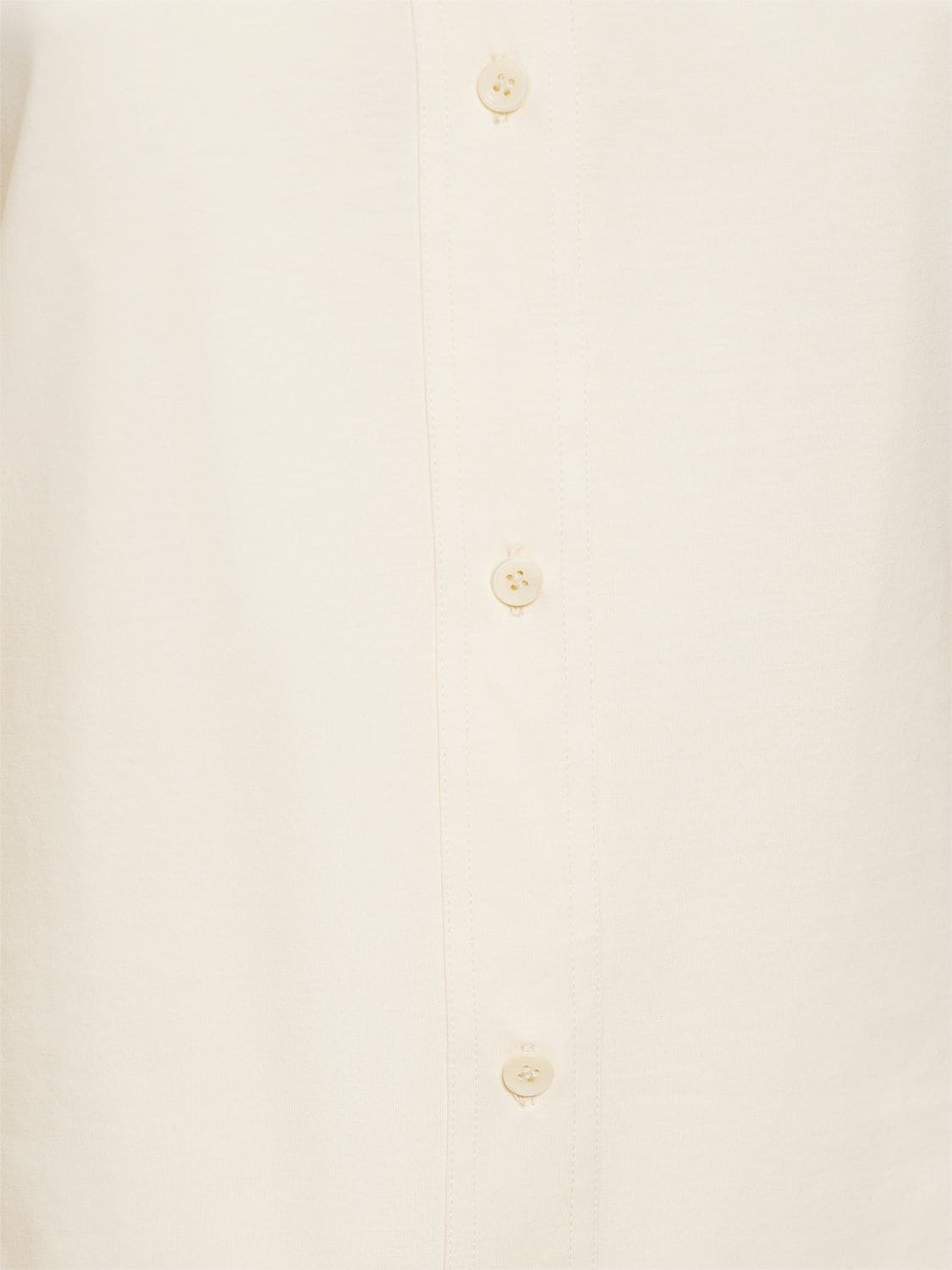 Shop Totême Slim Cotton Jersey Shirt In White
