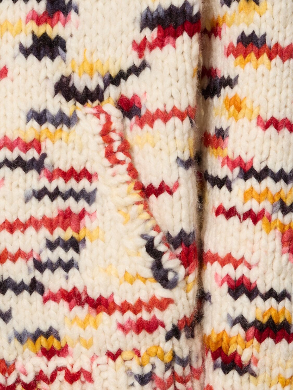 Shop Gabriela Hearst Carlton Hooded Knit Sweater In Multicolor