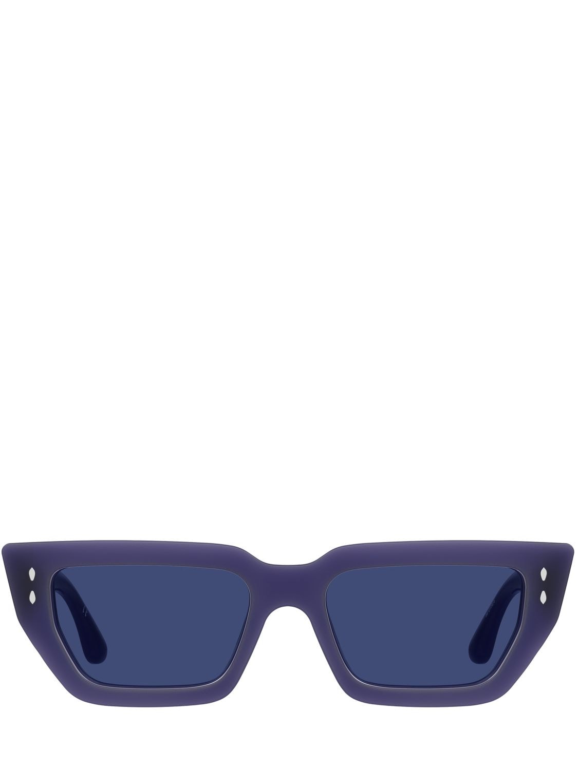 Isabel Marant Squared Acetate Sunglasses In Purple,blue