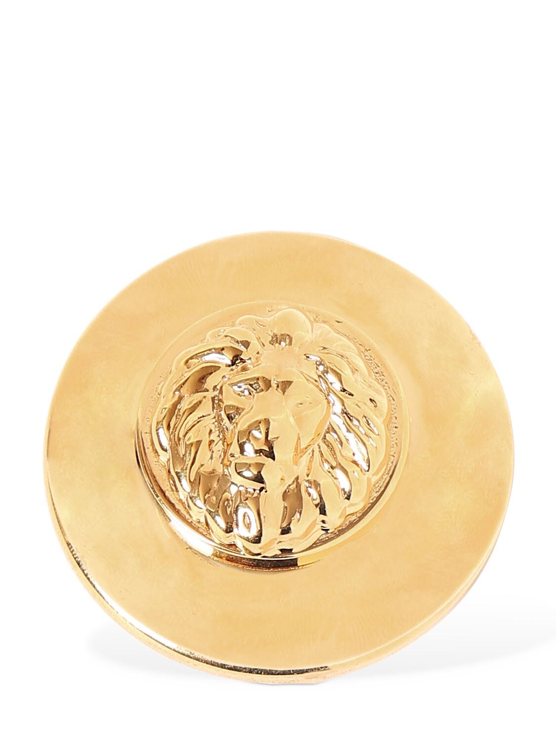 Balmain Lion Brooch In Gold