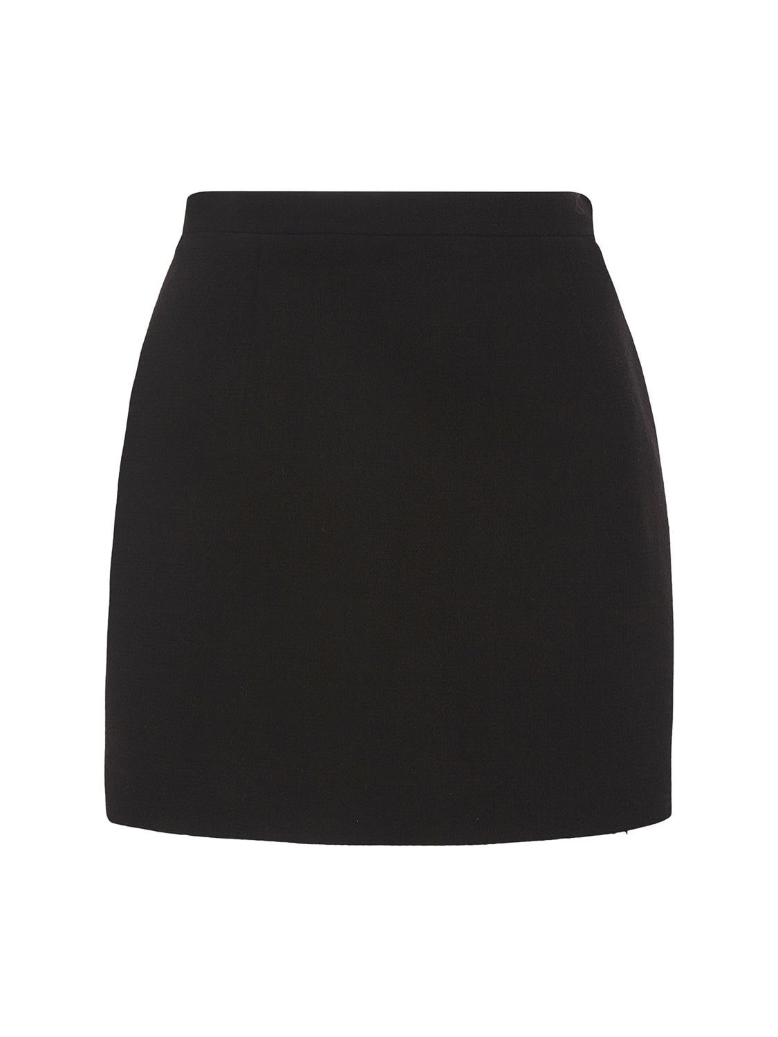 Alessandra Rich Tweed Bouclé Mini Skirt In Black