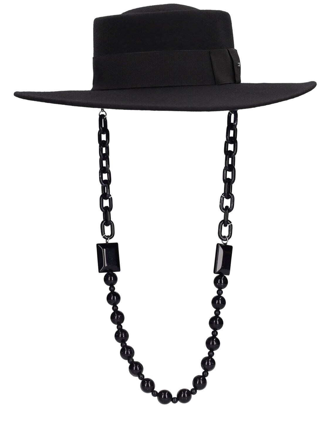 Girone Wool With Chain Hat – WOMEN > ACCESSORIES > HATS