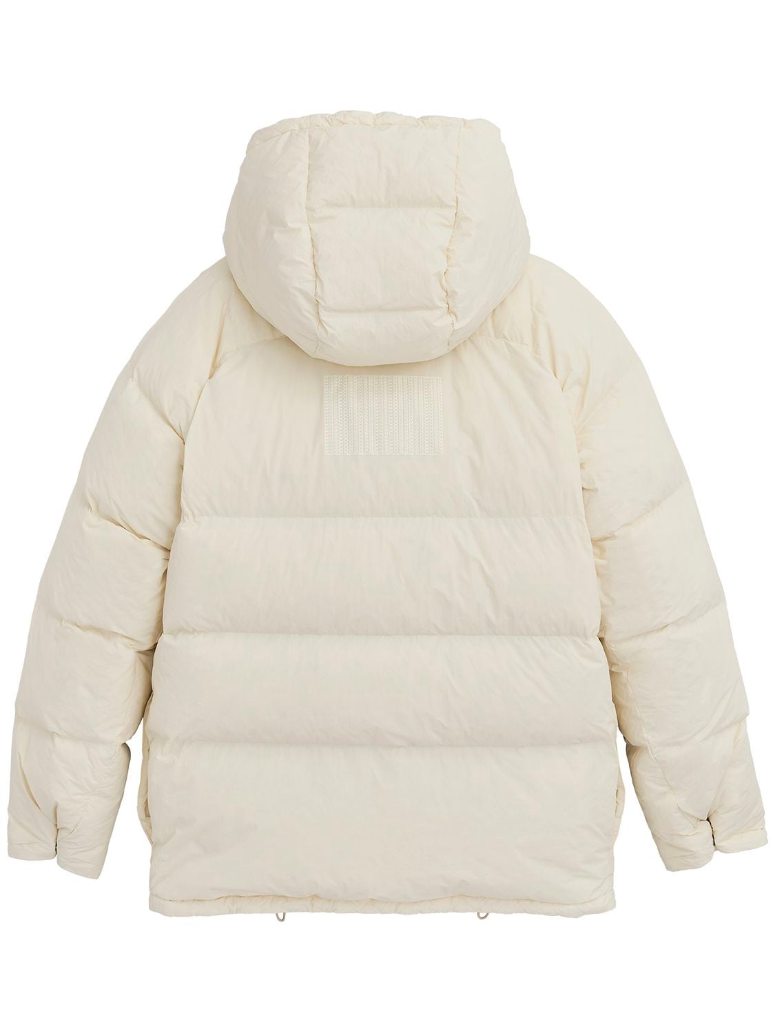 Shop Marc Jacobs Long Down Jacket In Off White