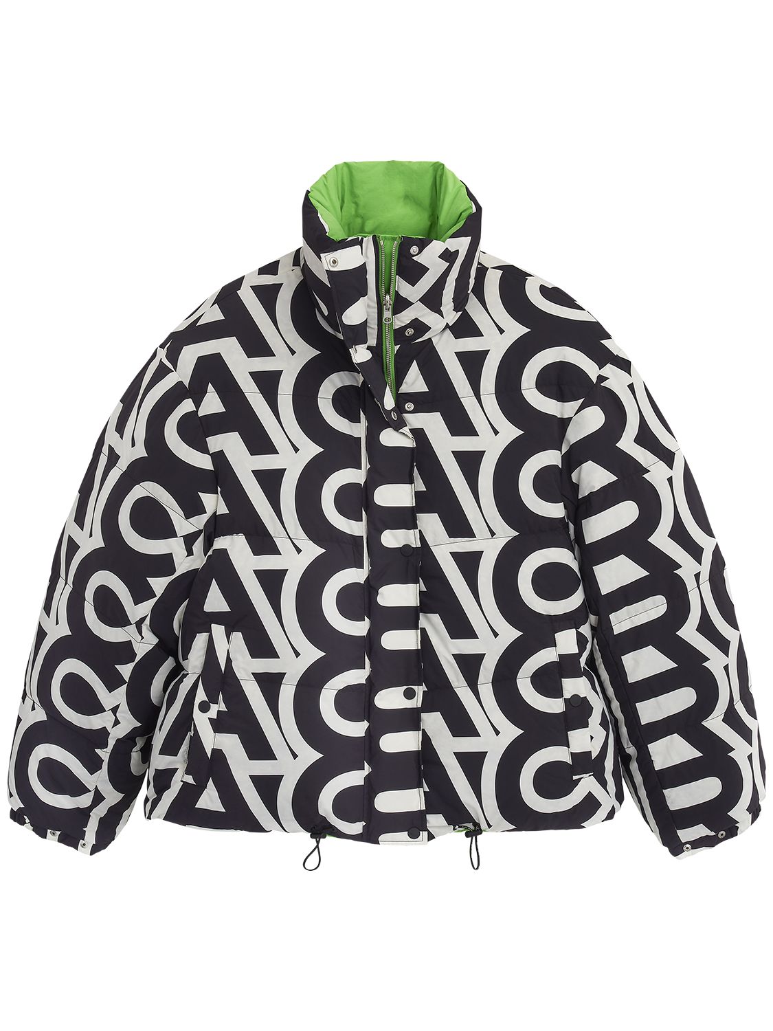 Shop Marc Jacobs Reversible Down Jacket In Lime Green