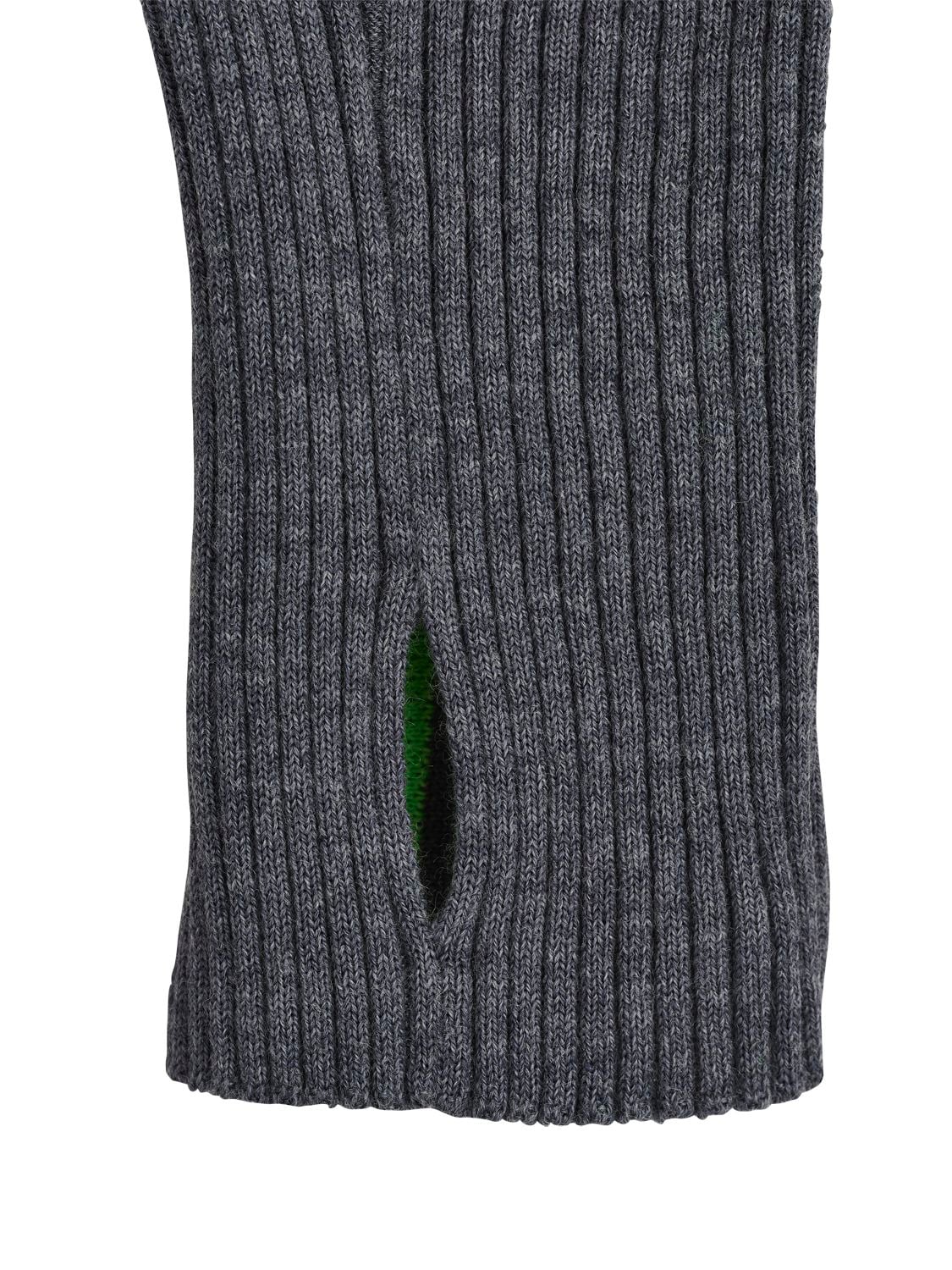 Shop Marc Jacobs Logo Mockneck Raglan Sweater In Grey