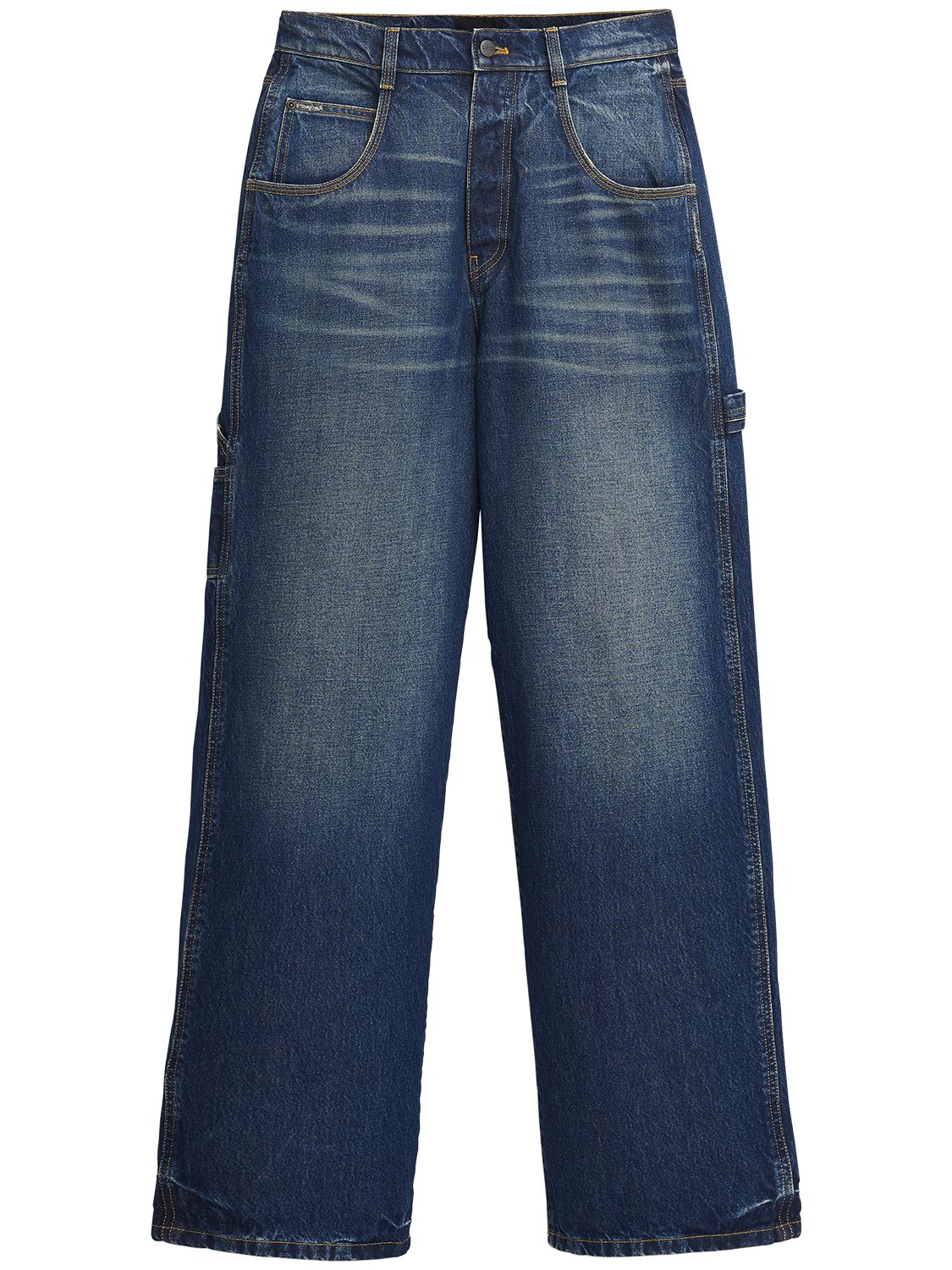 Marc Jacobs Mid-rise Wide-leg Jeans In Blue