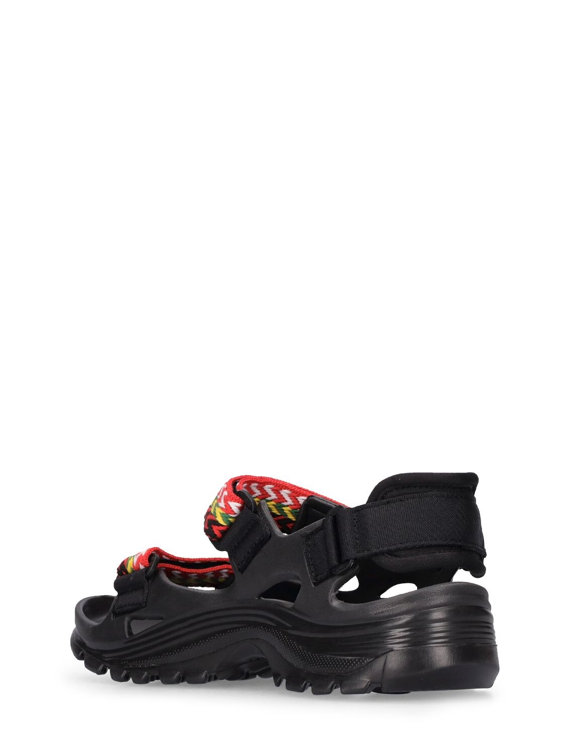 Shop Lanvin Suicoke X  Curb Sandals In Black