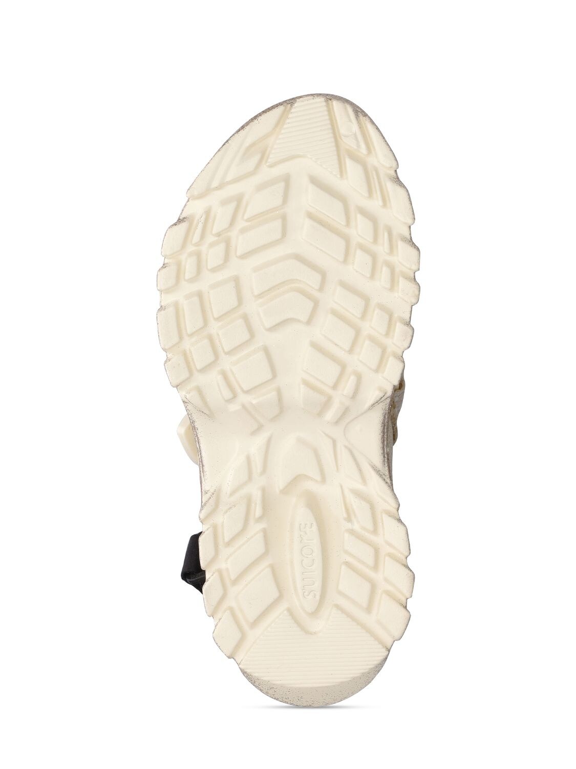 Shop Lanvin Suicoke X  Curb Sandals In White,gold