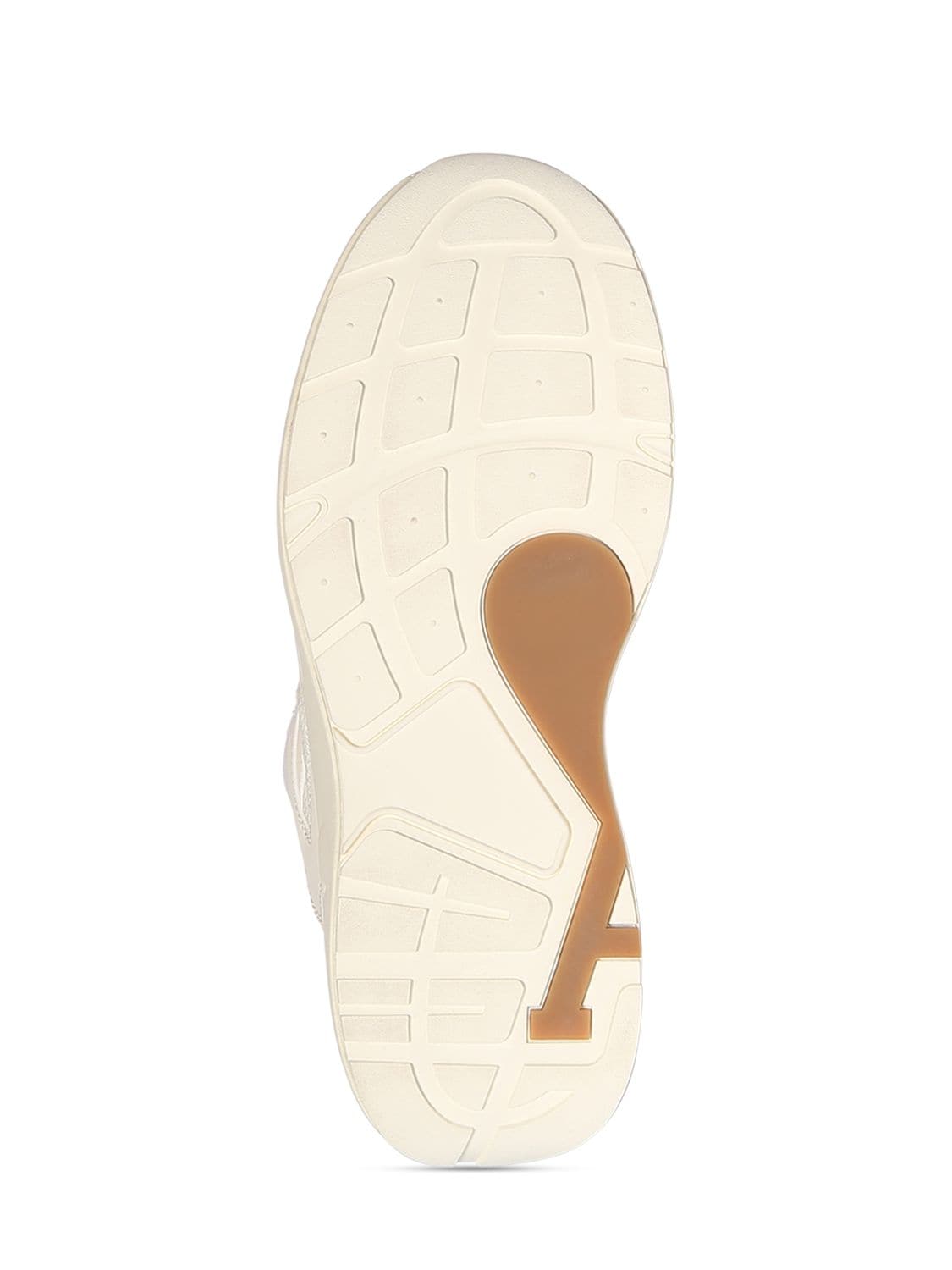 Shop Ami Alexandre Mattiussi Ami Faux Leather Sneakers In Off White