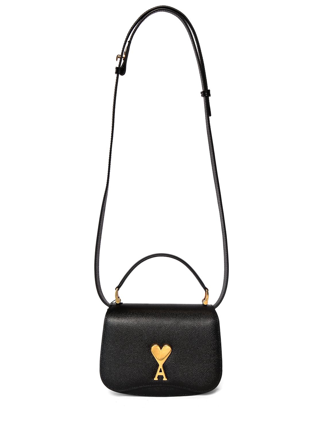 Image of Mini Paris Paris Leather Top Handle Bag